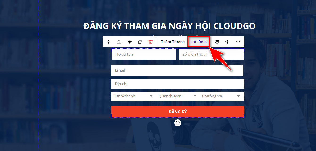 Bước 2 - Tách Tên dữ liệu thành 3 tên riêng lẻ để mapping vào form Lưu data